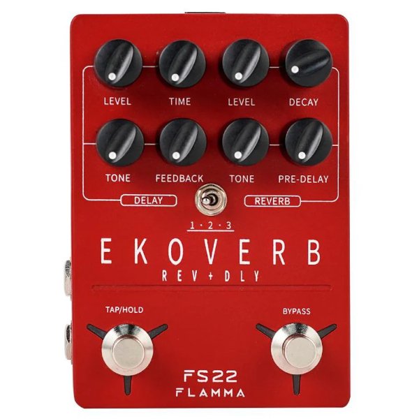 products flamma fs22 stereo delay and reverb pedal digital guitar effects pedal a121880