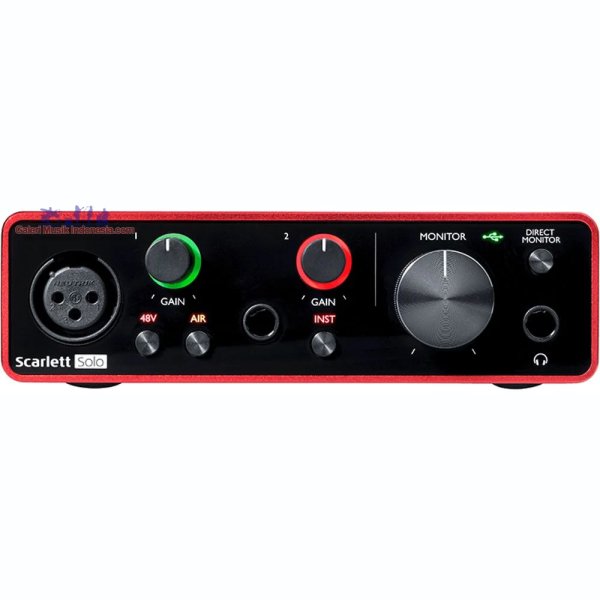 products focusrite scarlett solo usb audio interface 3rd gen a167772