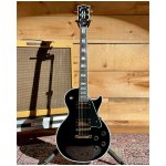 products gibson custom les paul custom ebony with ebony fingerboard gloss in ebony with case a155343