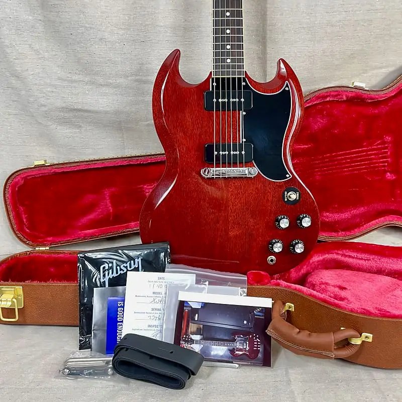 products gibson sg special vintage cherry a155404