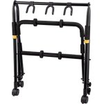 products hercules gs523b plus 3 piece guitar display rack with casters a154492