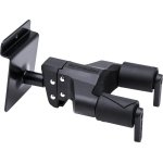 products hercules gsp39sb plus auto grip system guitar hanger slat wall mount short arm a146827