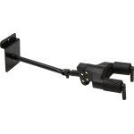 products hercules gsp40sb plus auto grip system guitar hanger slat wall mount long arm a146836