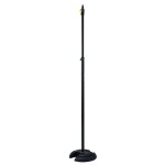 products hercules ms201b plus round base straight microphone stand a154473