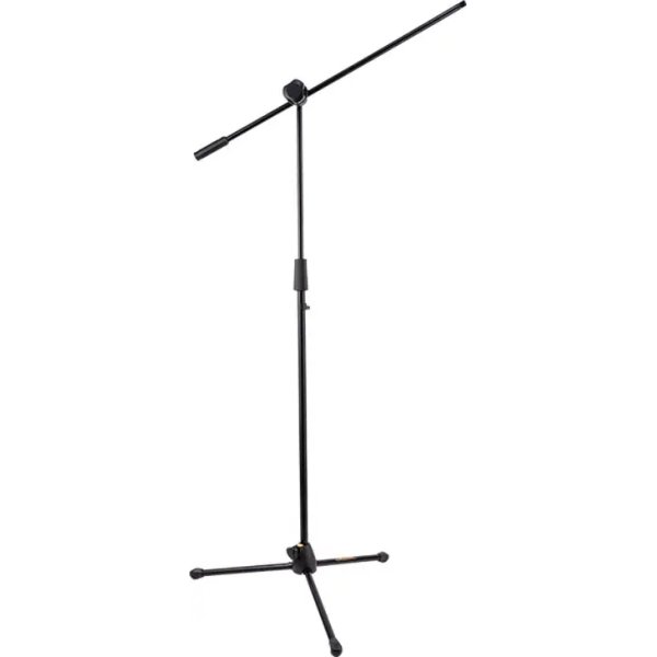 products hercules ms434b stage 2 way microphone stand with 3 in 1 boom clamp a146856
