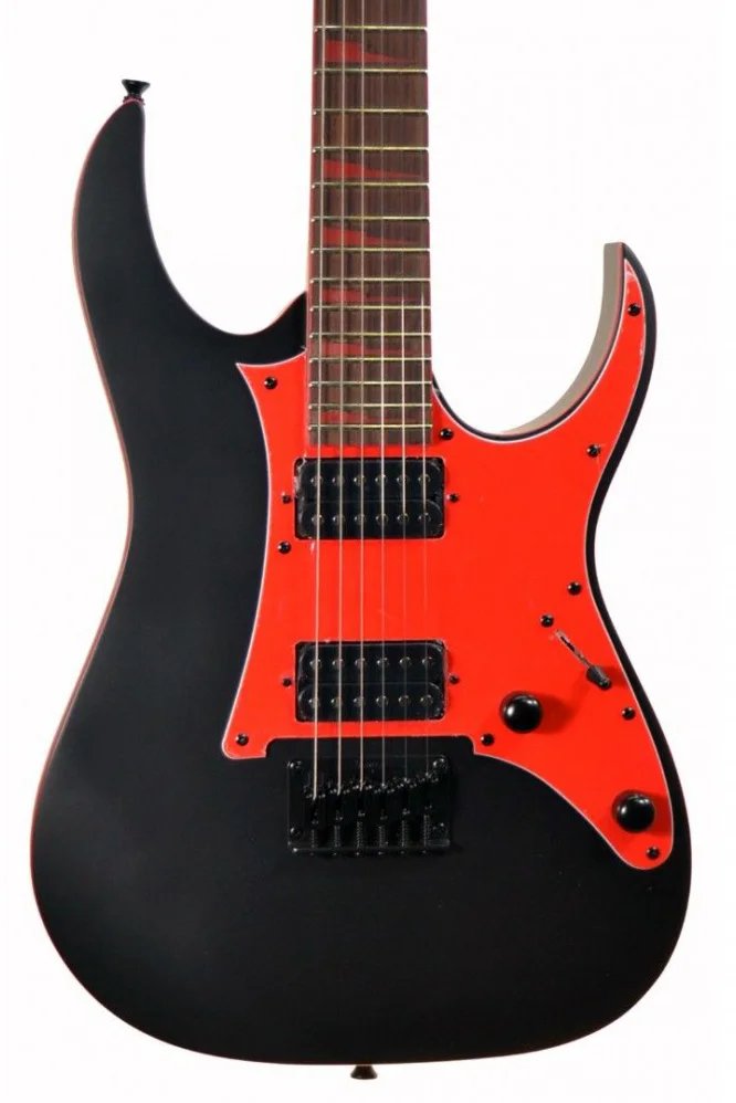 products ibanez grg131dx bkf gio solidbody electric guitar black flat a161003 Ibanez GRG131DX BKF 1