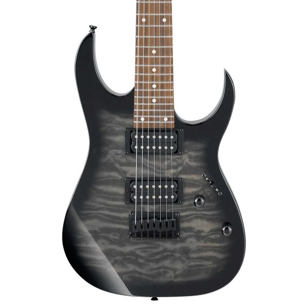 products ibanez grg7221qa tks 7 string electric guitar transparent black sunburst a137674
