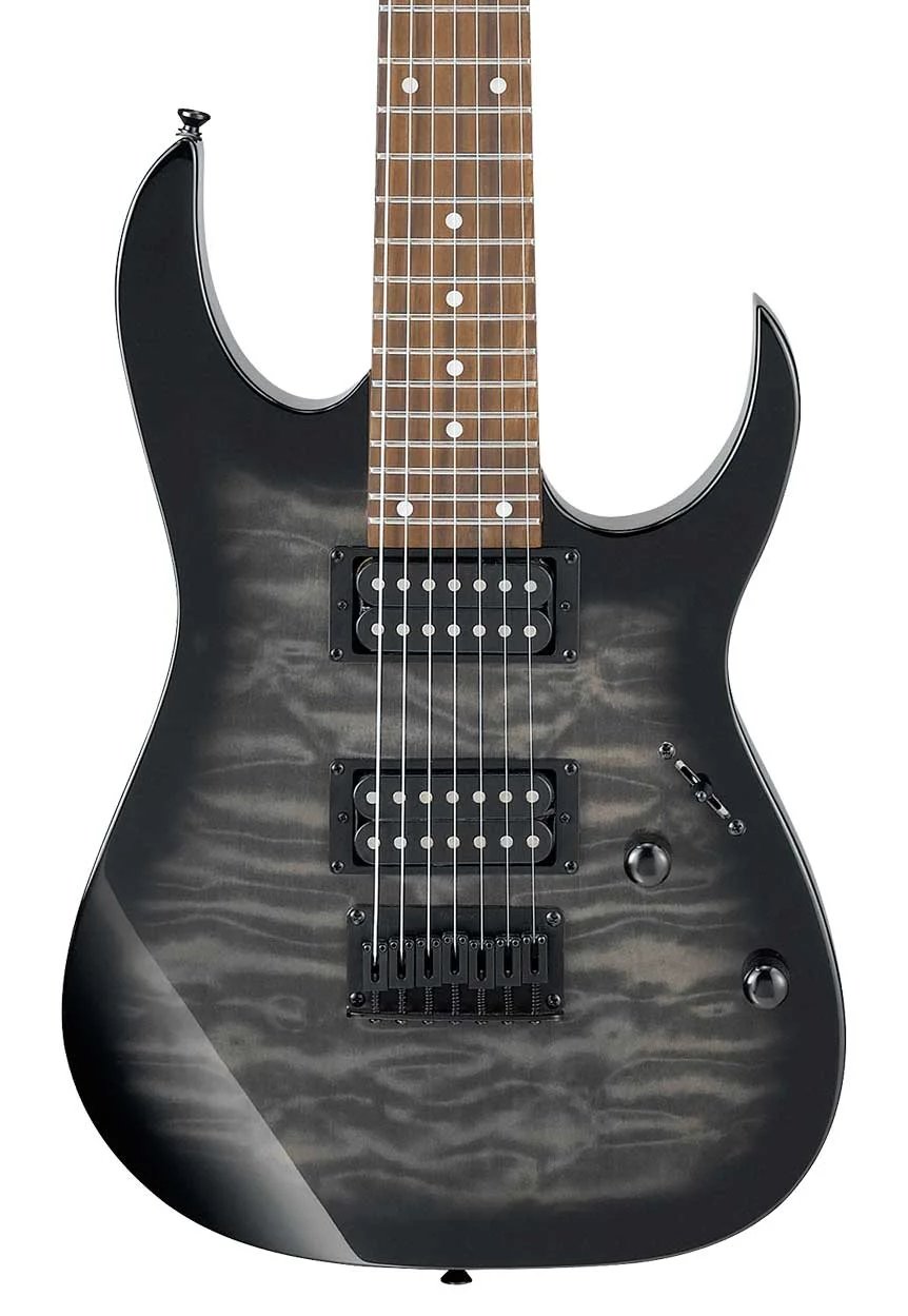 products ibanez grg7221qa tks 7 string electric guitar transparent black sunburst a137674 products ibanez grg7221qa tks 7 string electric guitar transparent black sunburst a137674