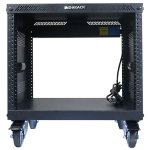 products indorack sr408 sound rack 8u depth 450 mm audio system amplifier rack a161496