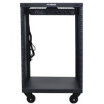 products indorack sr415 sound rack 15u depth 450mm audio system amplifier rack a161508
