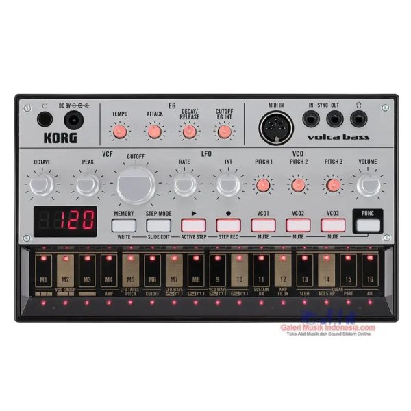 products korg volca bass analog bass machine synthesizer a161143