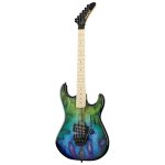 products kramer baretta custom graphics viper electric guitar snakeskin green blue fade a103255