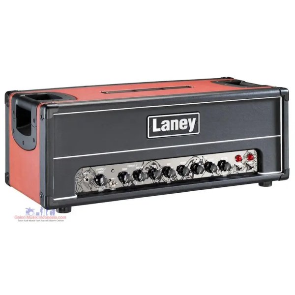 products laney gh100r 100w tube guitar amp head black and red 4810
