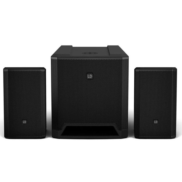 products ld systems dave 12 g4x compact 2 1 1460w powered pa system 12 inch with bluetooth streaming 8576