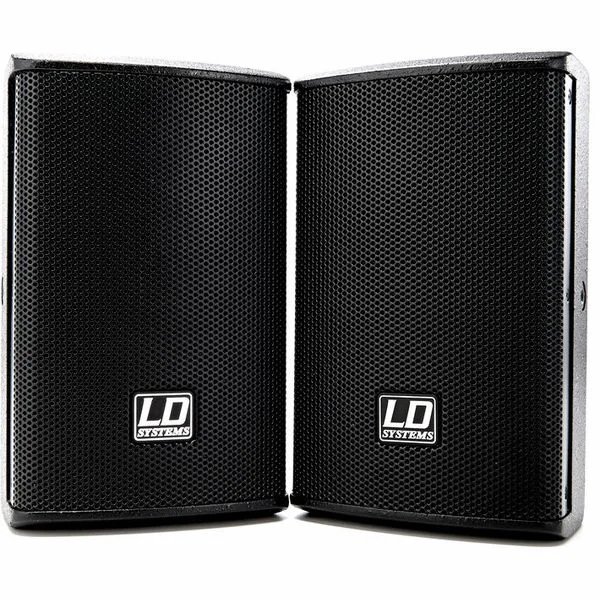 products ld systems sat 42 g2 4 inch passive installation monitor speaker black pair 8587