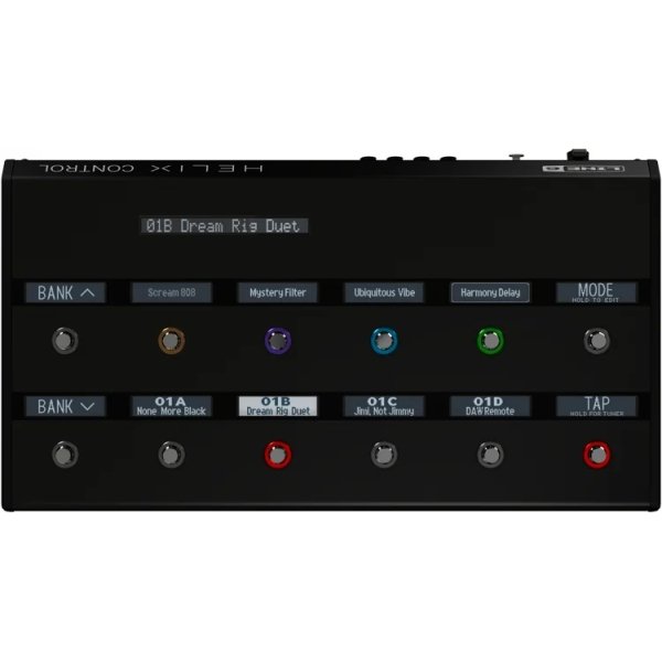 products line 6 helix control floor controller for helix rack 3722