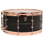 products ludwig black beauty hot rod lb427tdc 6 5 x14 brass tube lugs snare drum 8238