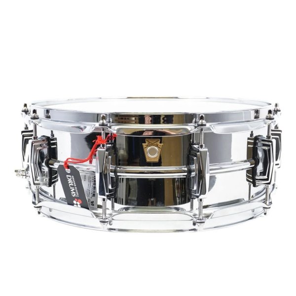 products ludwig brass chrome lb400b 5 x14 snare drum 8253