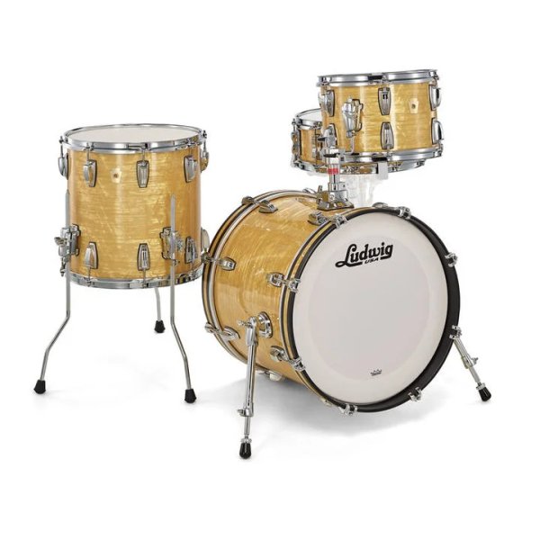 products ludwig classic maple jazzette kit outfit champagne sparkle 6043