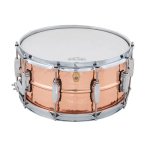 products ludwig lc662k copperphonic snare drum 6 5 x 14 hammered imperial lugs a67490