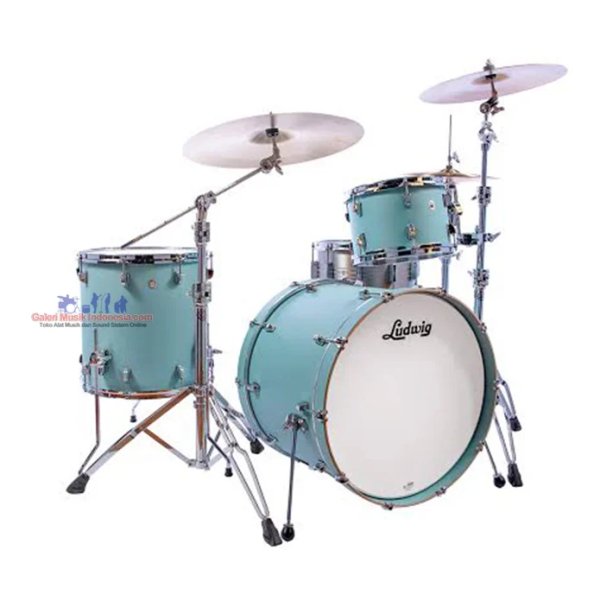 products ludwig neusonic l26225tx 3r 6 piece drum shell pack skyline blue 5613