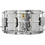 products ludwig supraphonic lm402k 6 5 x14 hammered aluminum snare drum 8235