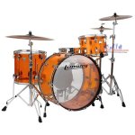 products ludwig vistalite 5 piece drum set amber 5609