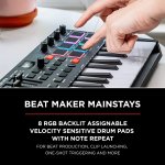 products m audio pro mini 32 mini key usb midi controller a114508
