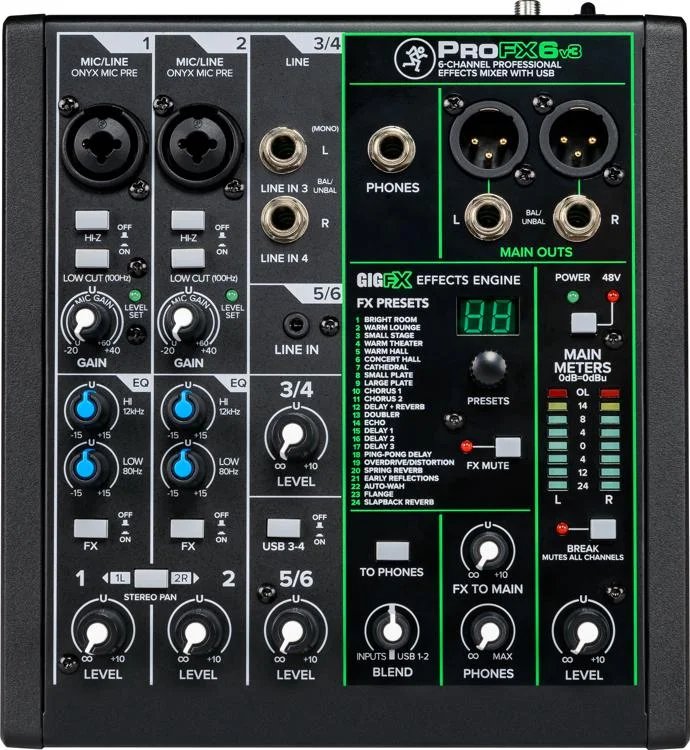 products mackie profx6 v3 6 channel mixer with usb and effects 5912 products mackie profx6 v3 6 channel mixer with usb and effects 5912