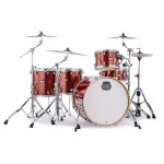products mapex mars birch ma628sf or 6 piece crossover drum set blood orange sparkle 8330