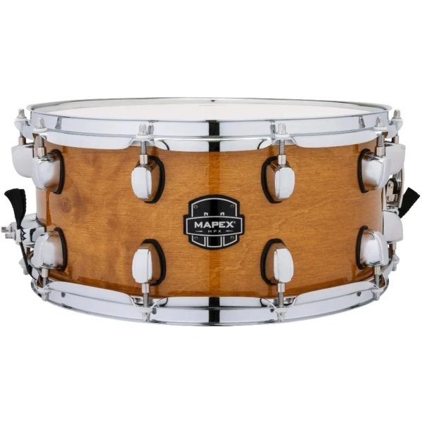 products mapex mpx mpnmp4650cnl amber maple burl 14x6 5 snare drum 9347