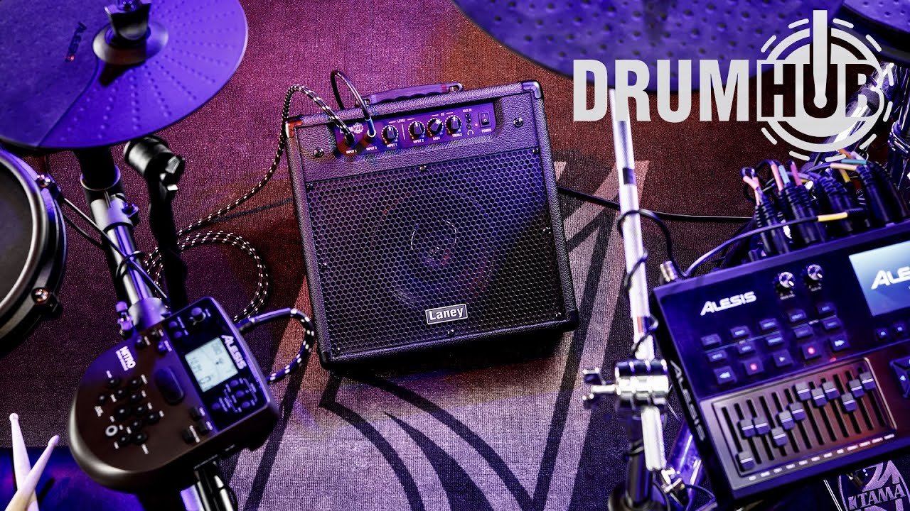 DRUMHUB DH40 Personal drum monitor - 40W - 8" Coaxial Speaker - Laney Amplification - Since 1967