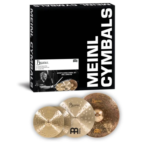 products meinl byzance acs 6 artist s choice mike johnston 3 piece cymbal set 9937