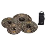 products meinl ccd14161820 classics custom dark complete cymbal set free stick bag a115991