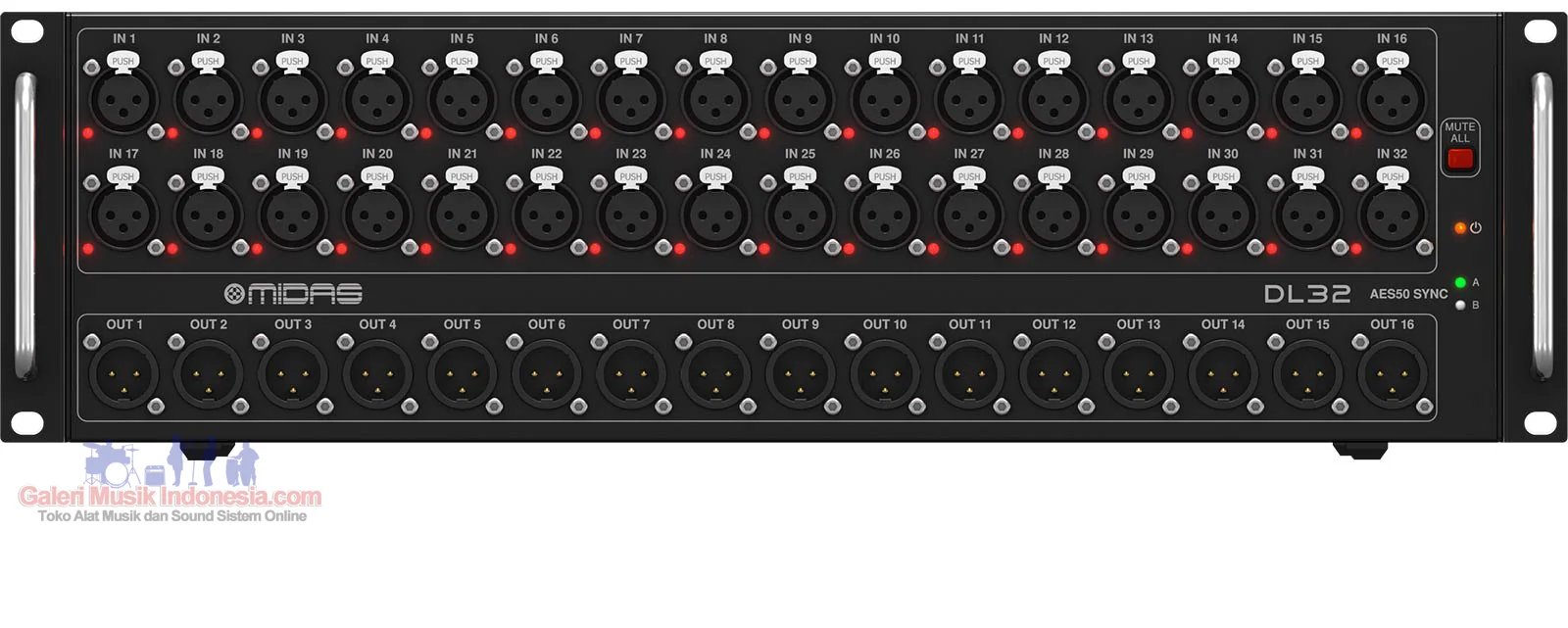 products midas dl32 32 input 16 output stage box 4764