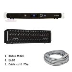 products midas m32c digital rackmount mixer paket dl32 cable cat6 4768