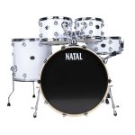 products natal arcadia birch white karb uf22 wht w h ar hp1 5 piece drum set 6808