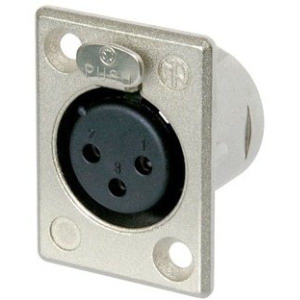 products neutrik nc3fp 1 chassis female 2138