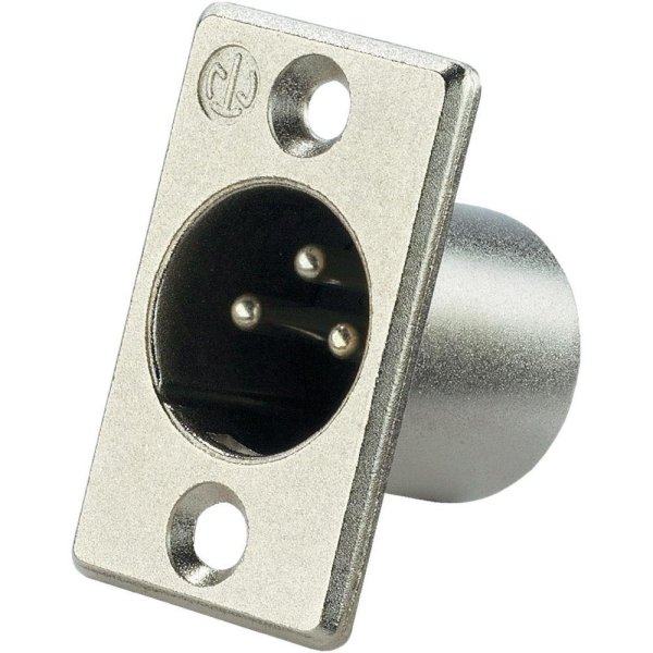 products neutrik nc3mp chassis male 2137