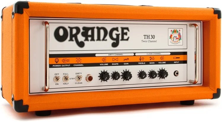 products orange th30h tube guitar amp head 2470 products orange th30h tube guitar amp head 2470