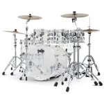 products pdp concept acrylic 7 piece drum set clear with chrome hardware 10066
