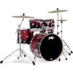 products pdp concept maple pdcm2215rb red to black sparkle fade lacquer 5 piece drum set 8803