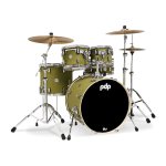 products pdp concept maple pdcm2215so satin olive covering 5 piece drum kit 7900