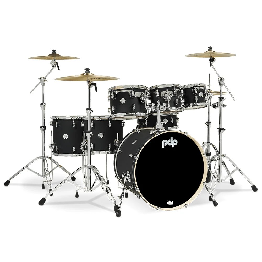 products pdp concept maple pdcm2217bk satin black covering 7 piece drum set 8058 products pdp concept maple pdcm2217bk satin black covering 7 piece drum set 8058