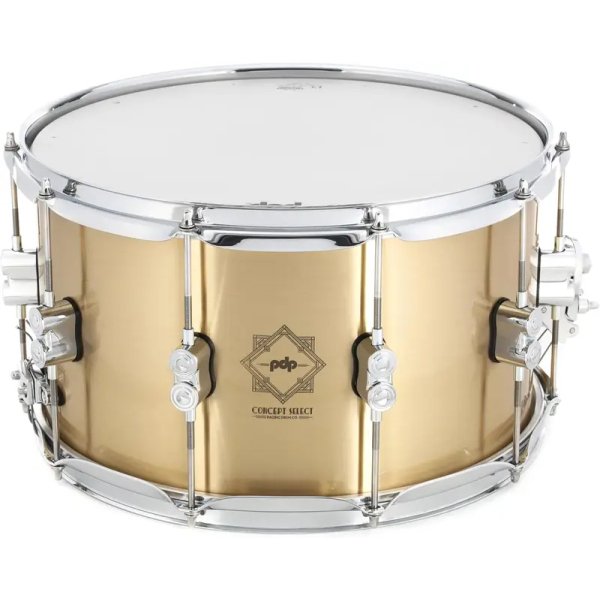 products pdp pdsn0814csbb concept select series bell bronze 8x14 snare drum bronze 9382