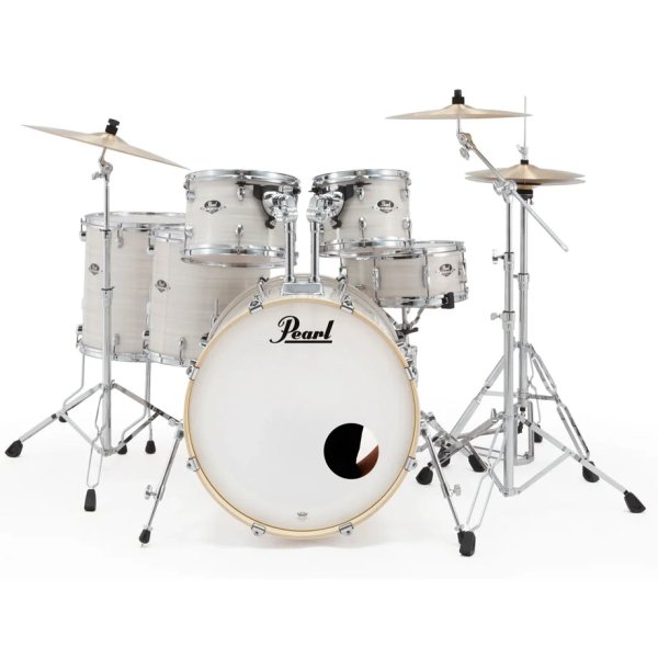 products pearl export exx726 spn c 6 piece drum set slipstream white 9811