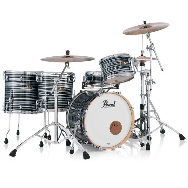 products pearl masters maple pure 6 piece drum set black oyster swirl 8213