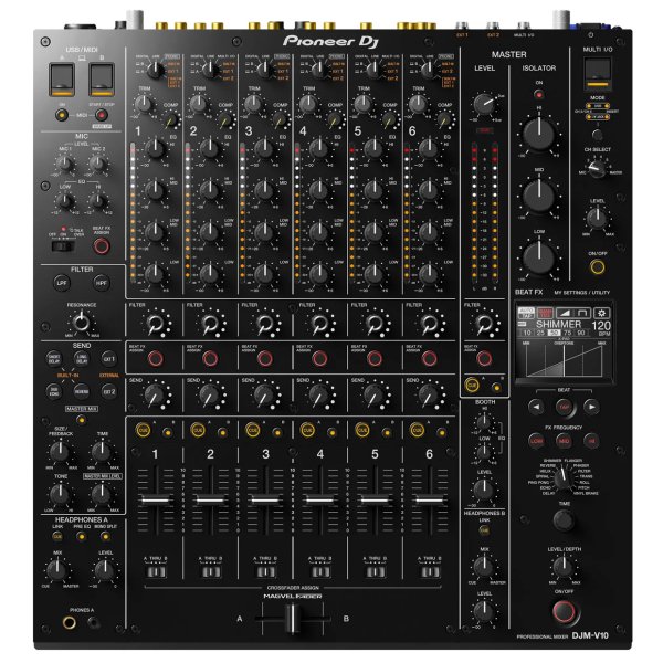 products pioneer djm v10 creative style 6 channel professional dj mixer 9134