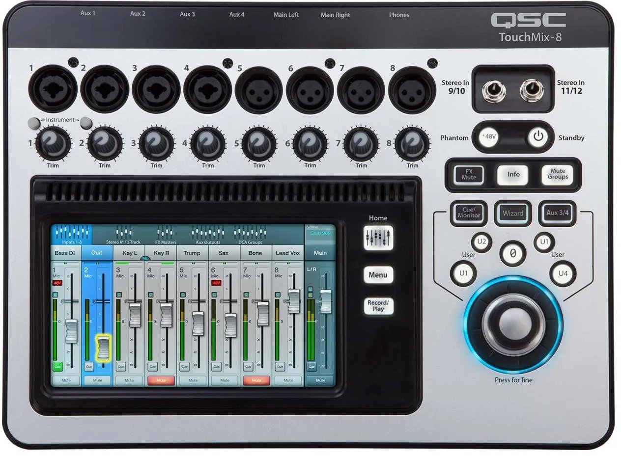 products qsc touchmix 8 8 channel compact digital mixer 3187 products qsc touchmix 8 8 channel compact digital mixer 3187