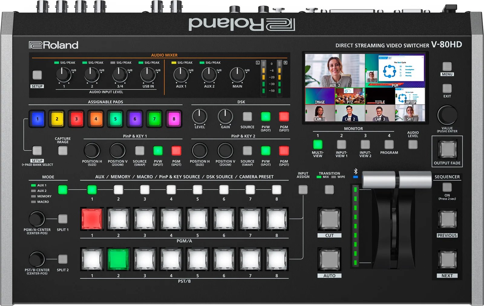products roland v 80hd 8 channel hd video switcher 9875 products roland v 80hd 8 channel hd video switcher 9875